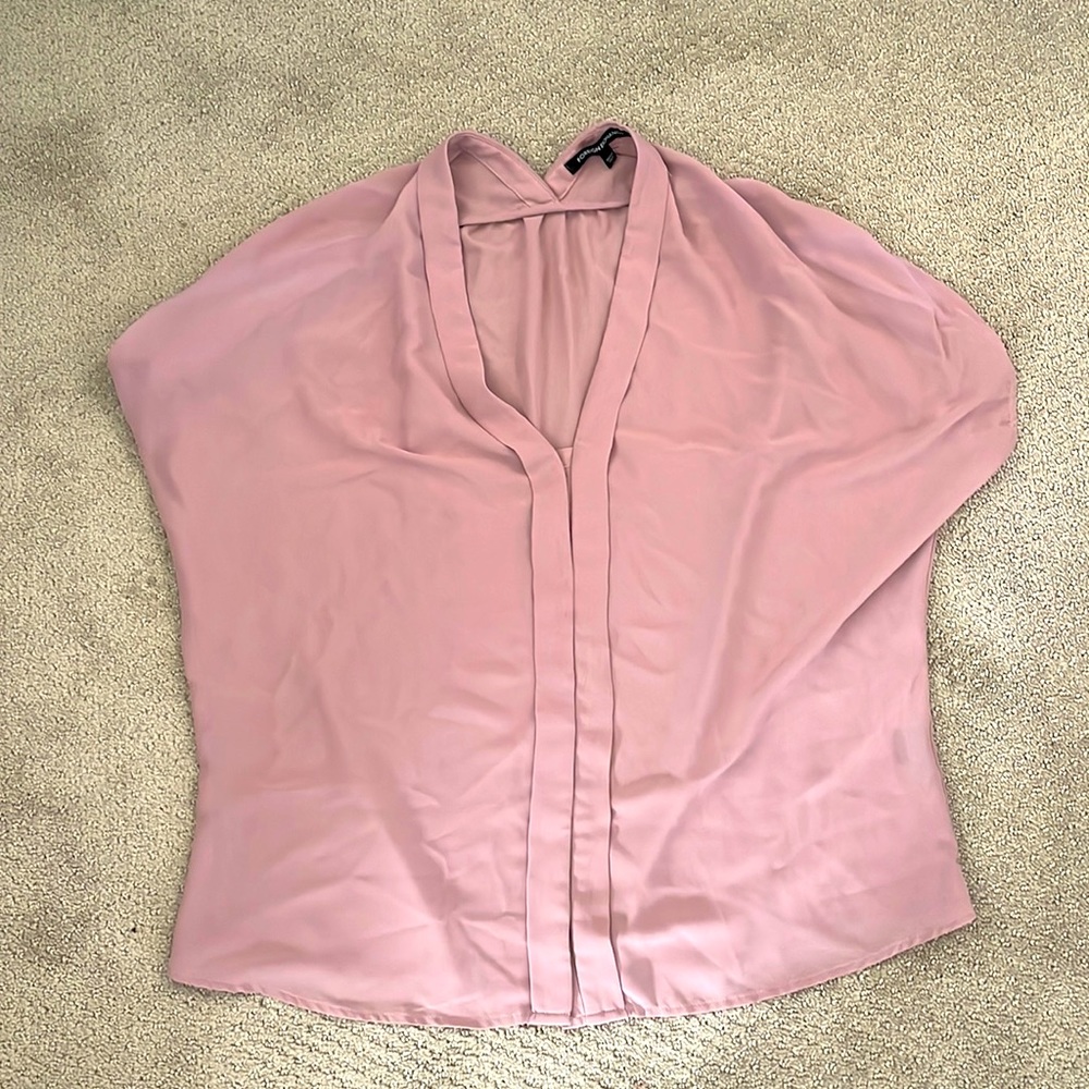 Mauve sheer oversized blouse 🖤